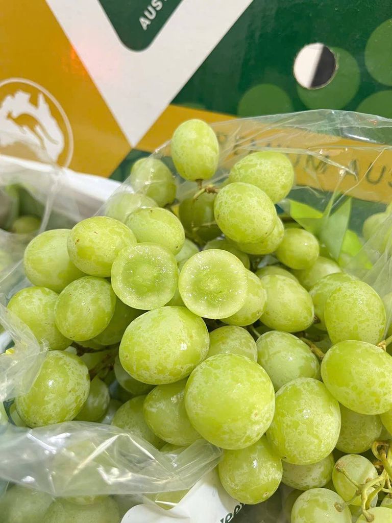 Nho Xanh Úc Cao Cấp - Túi 900G
