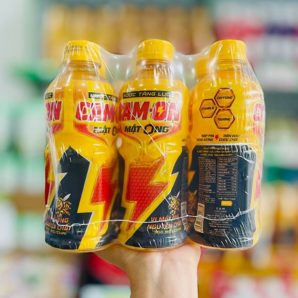 Nước Tăng Lực Cam On Mật Ong - Thùng 24 Chai x 320ML