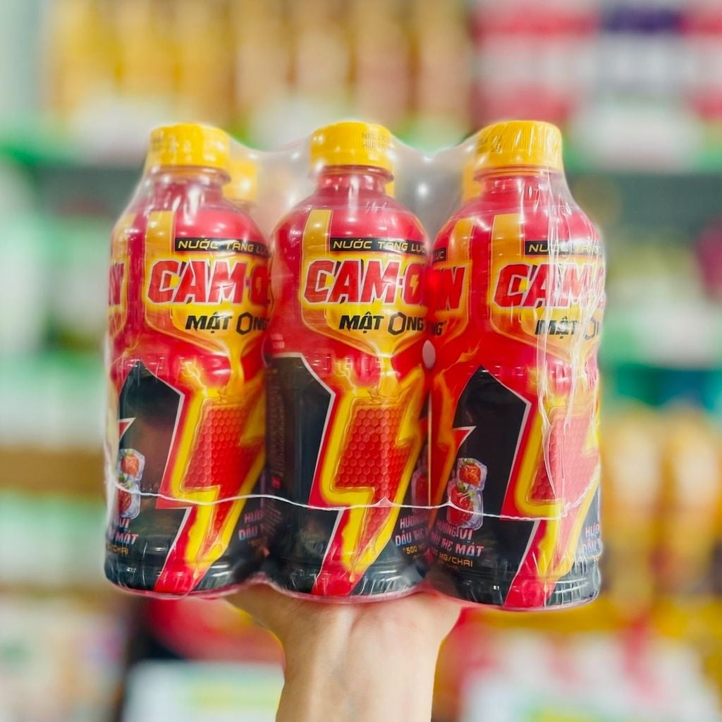 Nước Tăng Lực Cam On Mật Ong - Thùng 24 Chai x 320ML