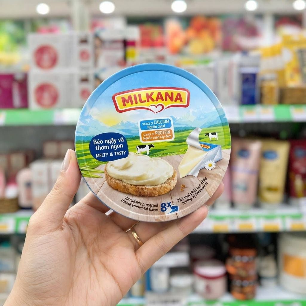 Phô Mai Milkana - Hộp 8 Miếng