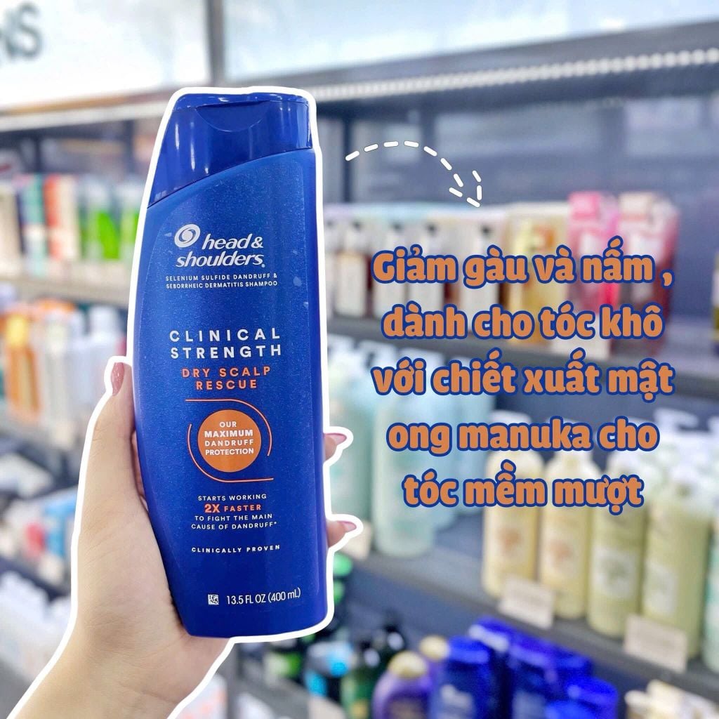 Dầu Gội Head & Shoulders Clinical Strength Mẫu Mới 2025 - 400ml