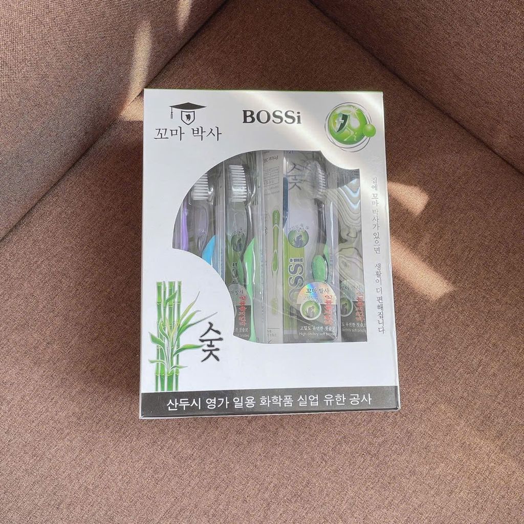 Bàn Chải Đánh Răng BOSSI Than Tre Hàn Quốc