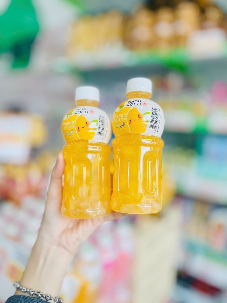 Nước Trái Cây Thạch Dừa Mabu Coco - Thùng 24 chai x 320ML