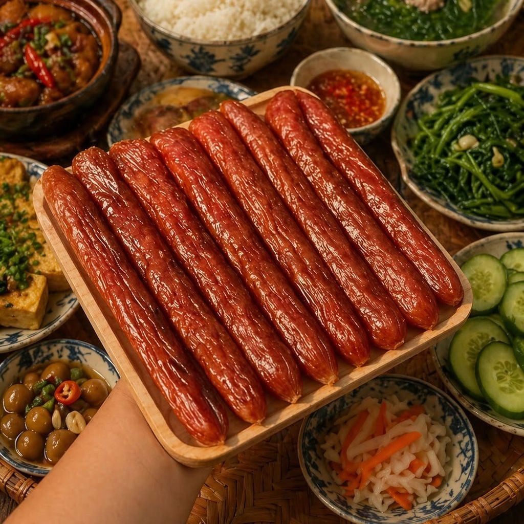 Lạp Xưởng Tôm Đặc Sản Sóc Trăng - 500g