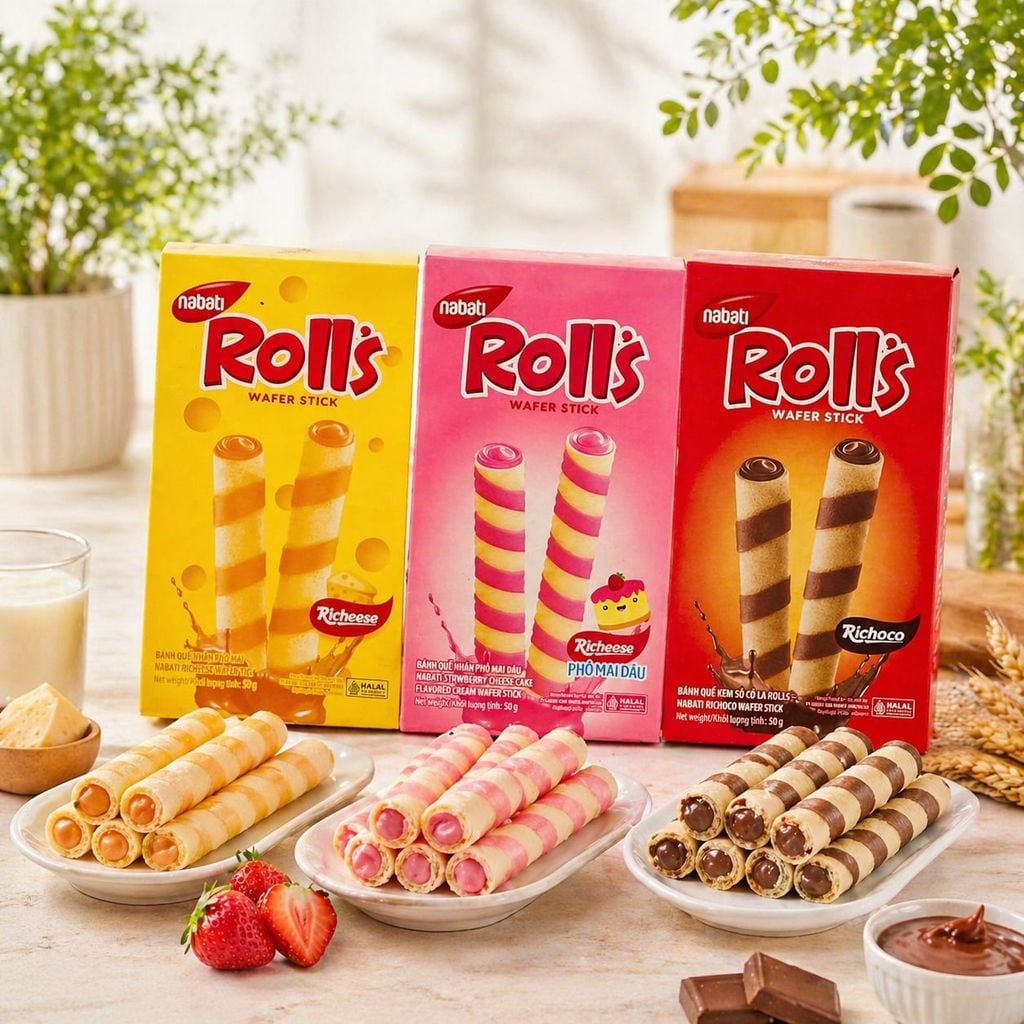 Bánh Quế Nabati Roll's - 50G