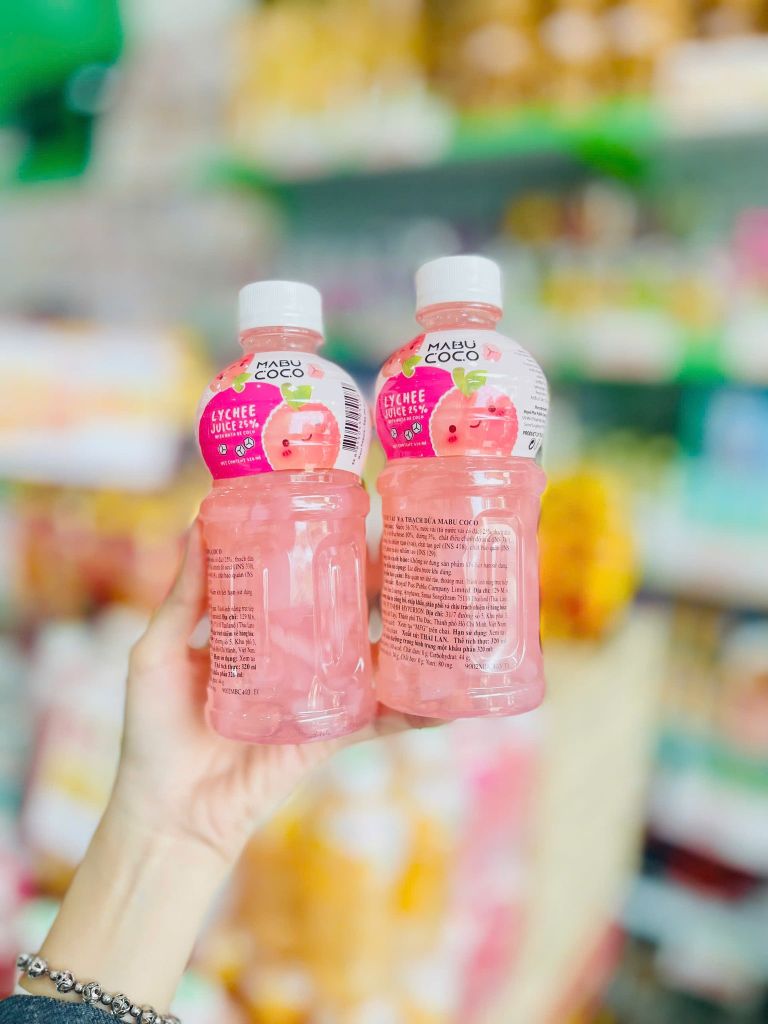 Nước Trái Cây Thạch Dừa Mabu Coco - Thùng 24 chai x 320ML