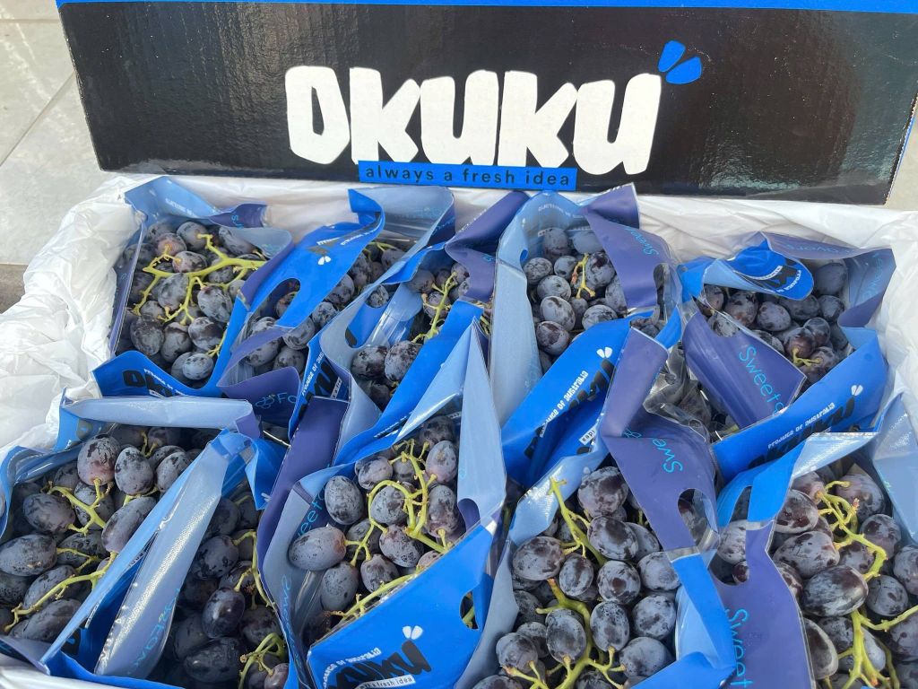 Nho Đen Úc Okuku - Hộp 900G