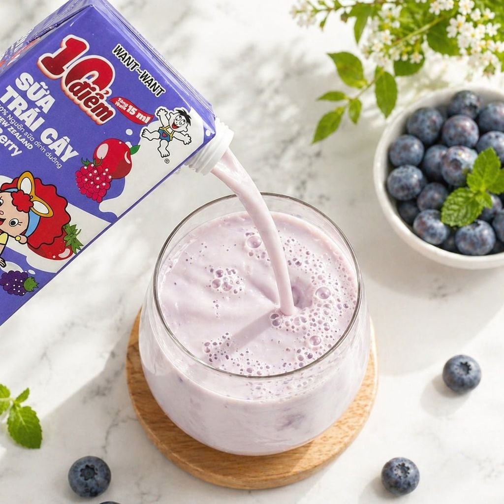 Sữa Trái Cây Want Want - Lốc 4 Hộp x 125ML