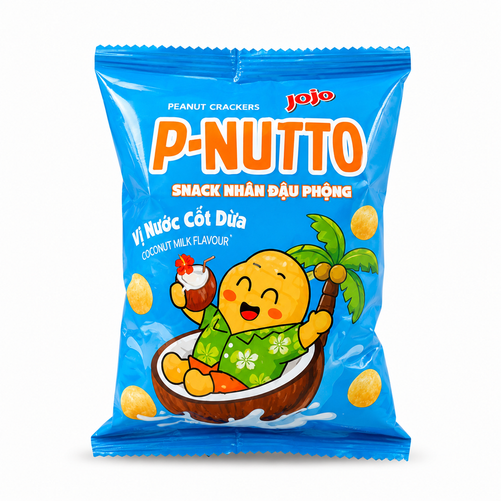 Snack Nhân Đậu Phộng P-Nutto Jojo - 30g