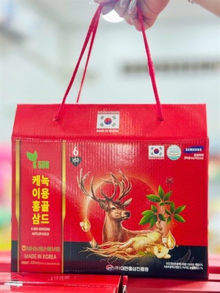 Nước Hồng Sâm Nhung Hươu - 70ml x 20 Gói