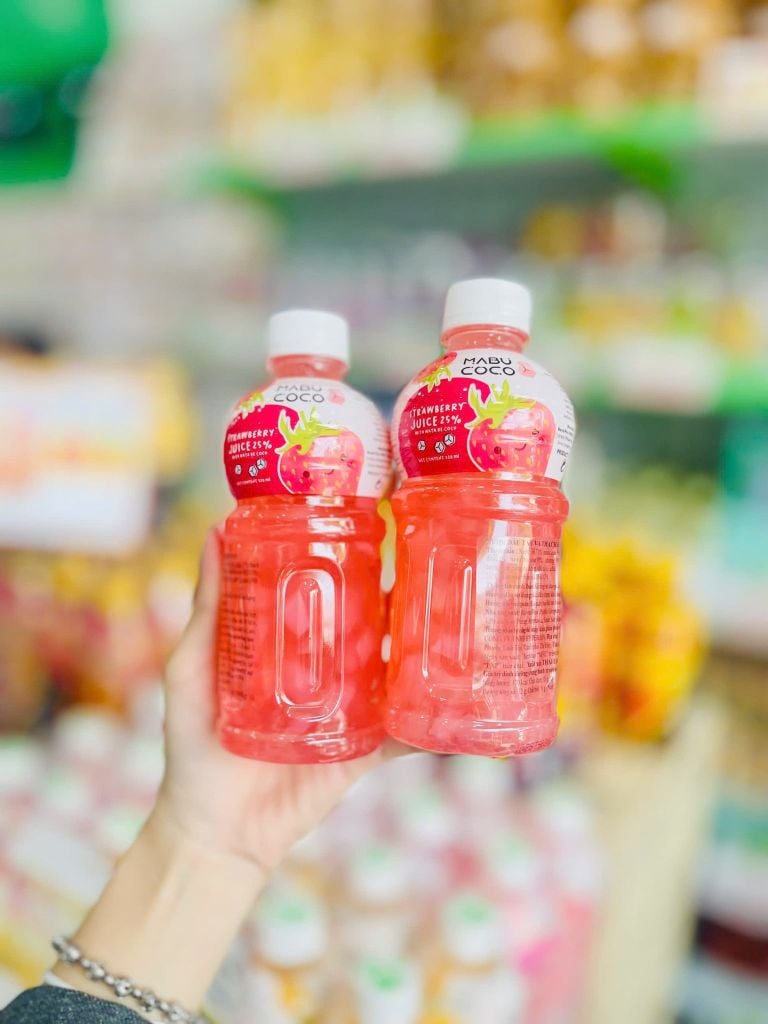Nước Trái Cây Thạch Dừa Mabu Coco - Thùng 24 chai x 320ML