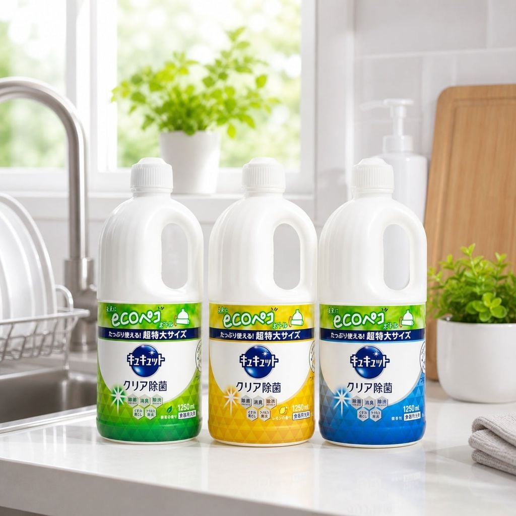 Nước Rửa Chén Kyukyuto Kao Chống Khuẩn - 1250ml