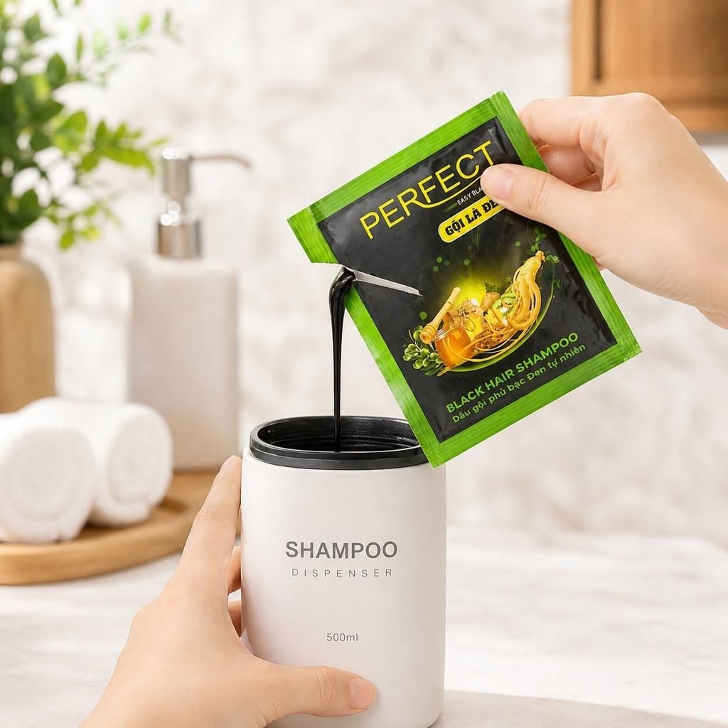 Gói Dầu Phủ Bạc Perfect Easy Black - Gói