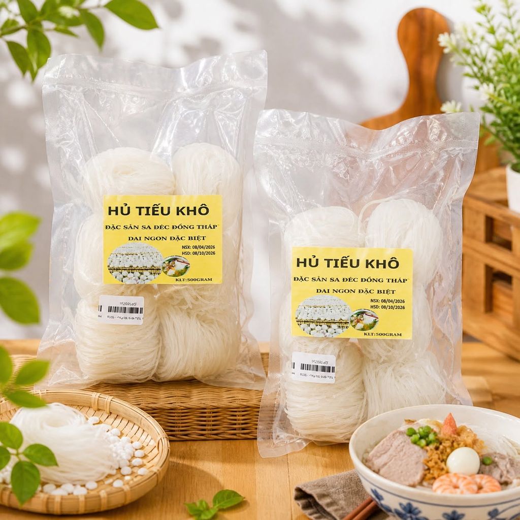 Hủ Tiếu Khô Sa Đéc - 500g