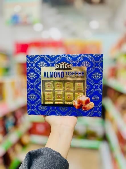 Kẹo Toffee Rinda Hạnh Nhân - Hộp 100g