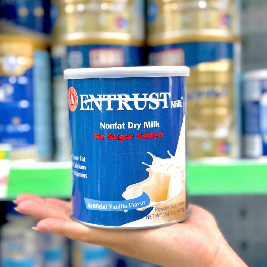Sữa Bột Không Đường Entrust Mỹ - 400g