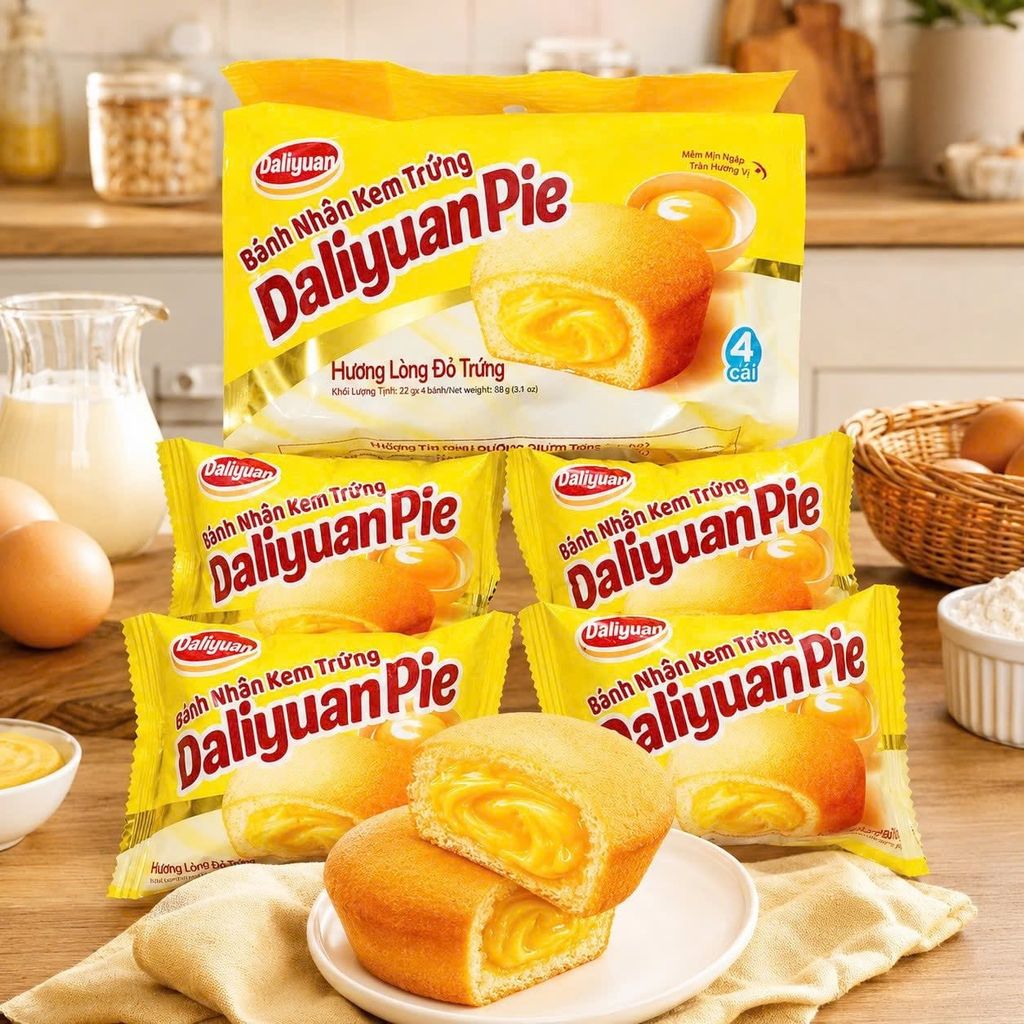 Combo 3 Gói Bánh Bông Lan Kiểu Pháp Daliyuan