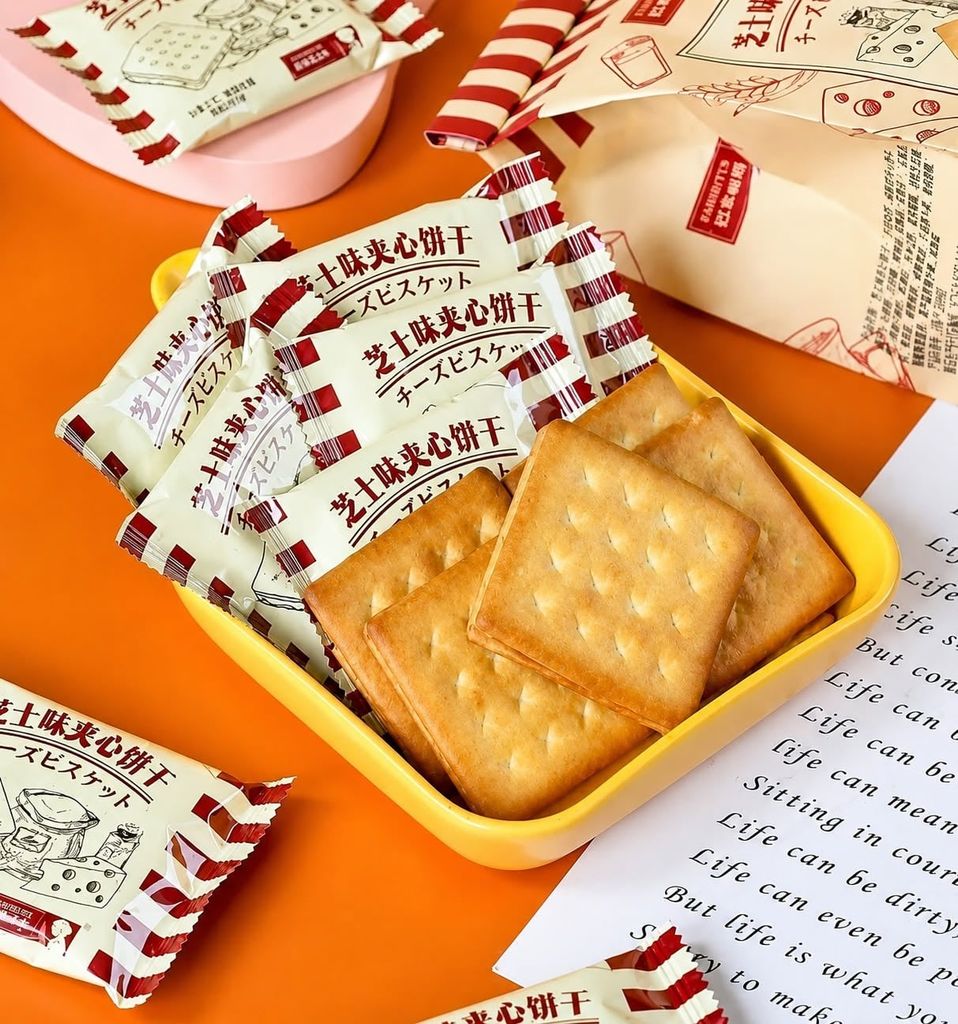 Bánh Quy Sandwich Vị Phô Mai - 218g