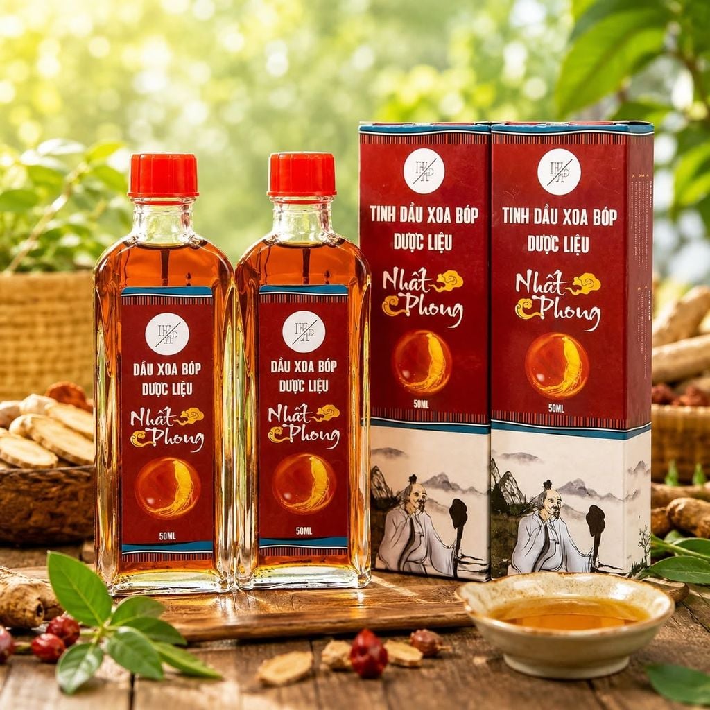 Tinh Dầu Xoa Bóp Dược Liệu Nhất Phong - 50ml