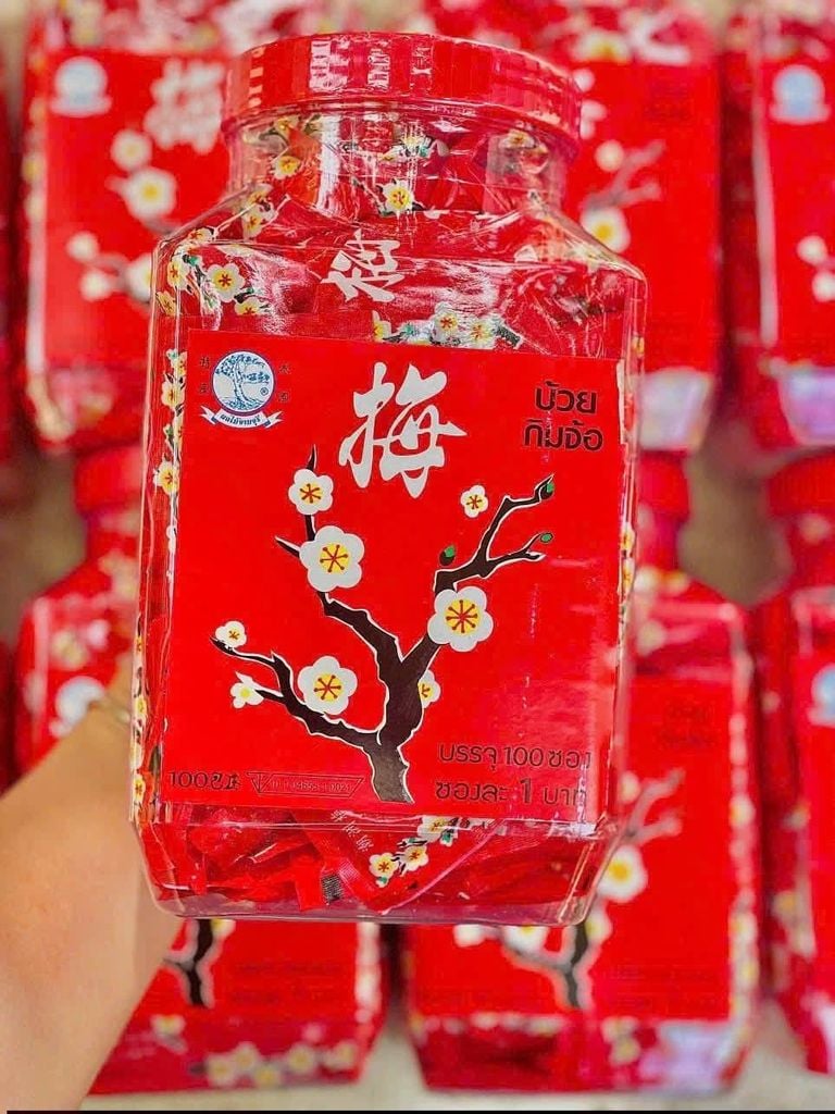 Combo 5 Gói Xí Muội Hoa Mai Thái Lan - 5 Gói X 5G