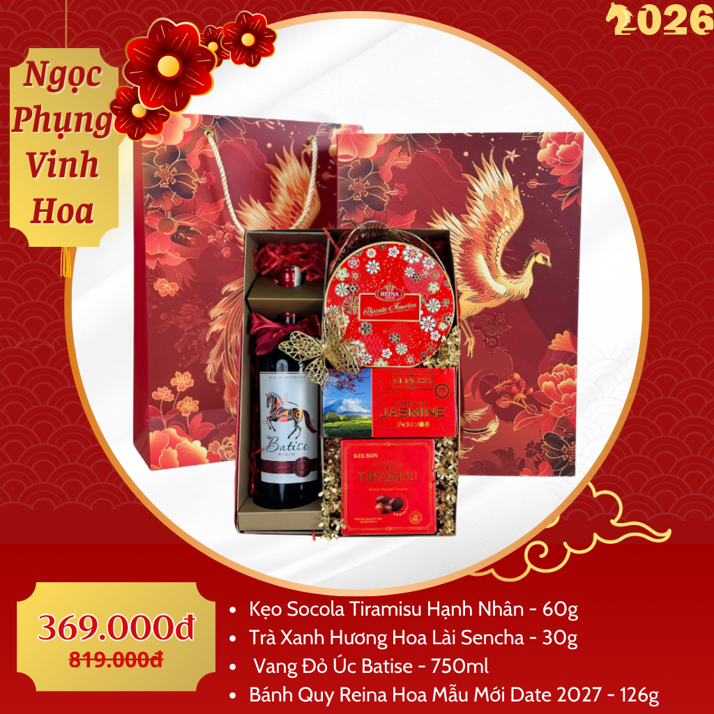 Hộp Quà Tết Cao Cấp 2026 - Ngọc Phụng Vinh Hoa