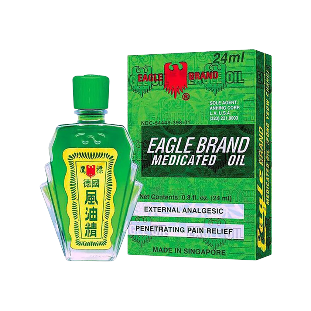 Dầu Gió Eagle Brand Mỹ – Chai 24ml (Vàng – Xanh – Trắng)