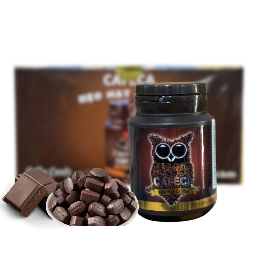 Kẹo Hạt Cà Phê Vị Mocha Và Vị Cà Phê – 60 Viên