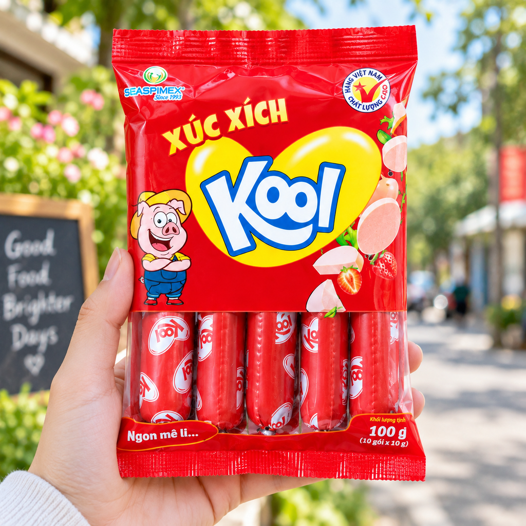 Xúc Xích Heo Kool Seaspimex - 100g