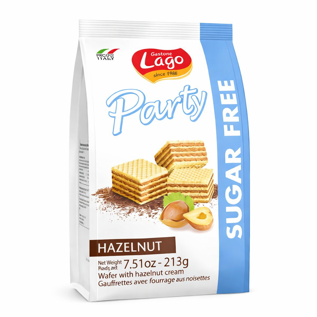 Bánh Lago Mini Party Sugar Free - Gói 125G