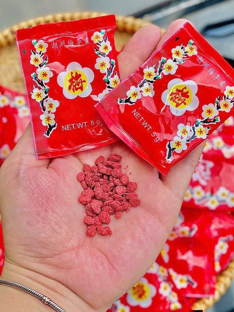 Combo 5 Gói Xí Muội Hoa Mai Thái Lan - 5 Gói X 5G