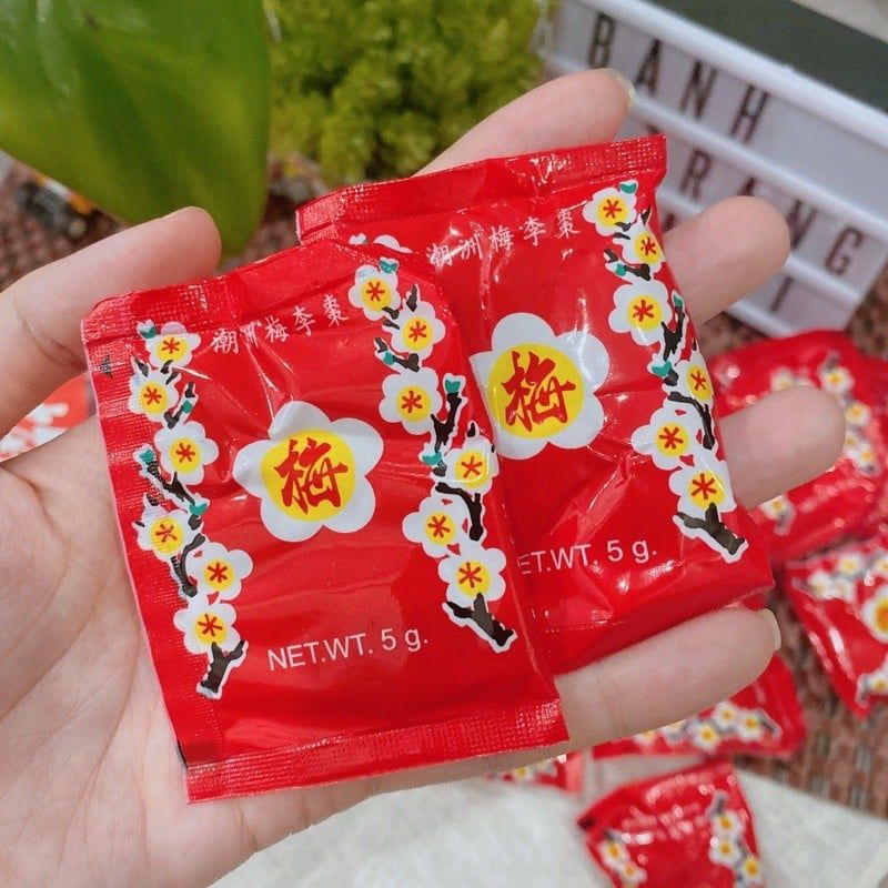 Combo 5 Gói Xí Muội Hoa Mai Thái Lan - 5 Gói X 5G