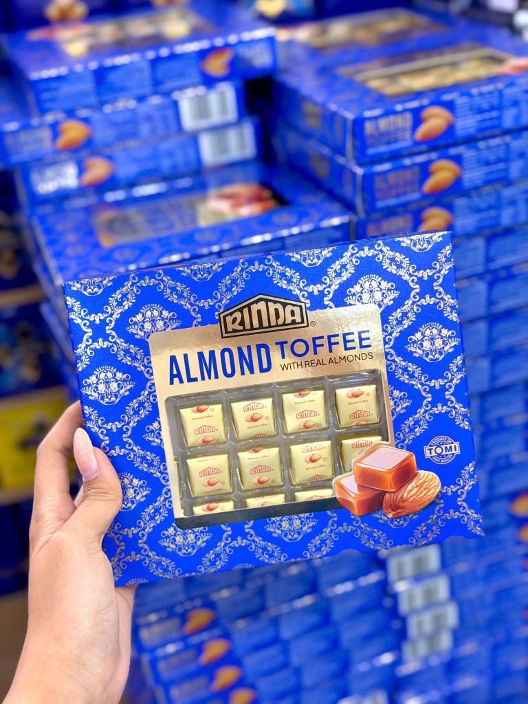 Kẹo Toffee Rinda Hạnh Nhân - Hộp 100g