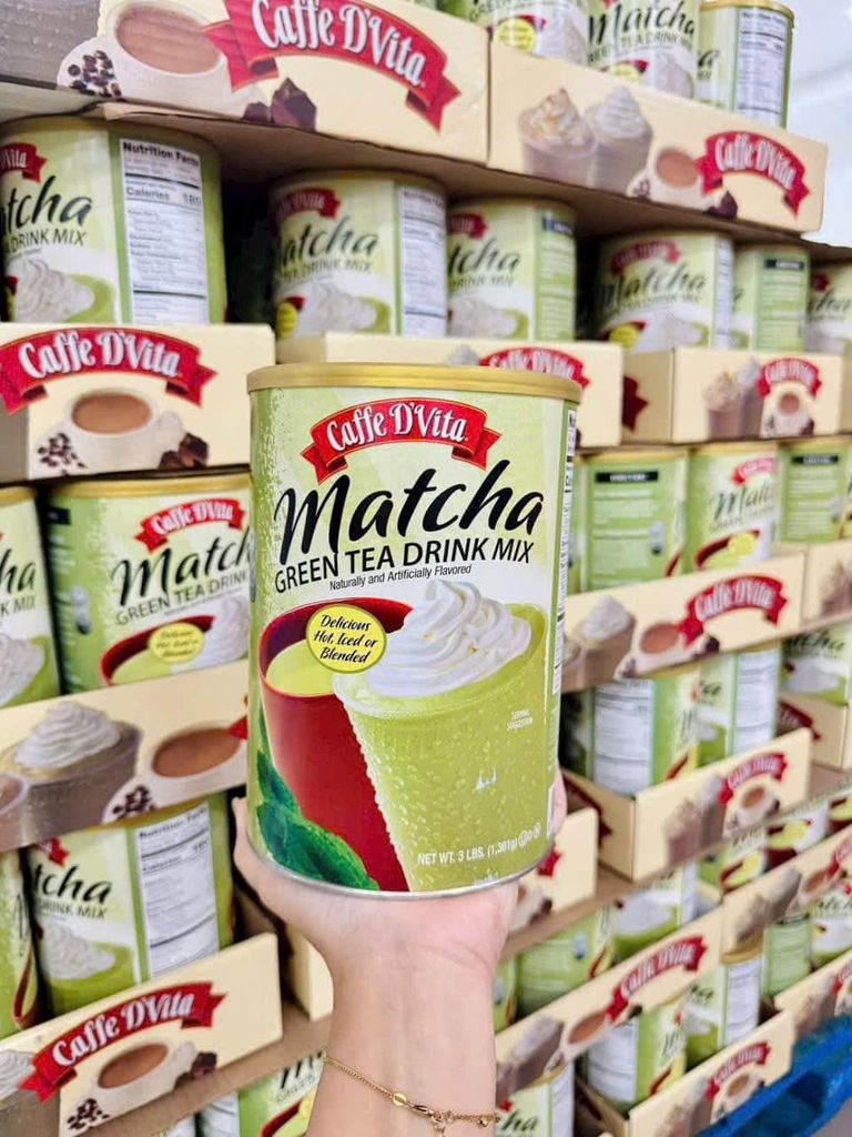 Bột Matcha Green Tea Caffe D'Vita - 1,36kg