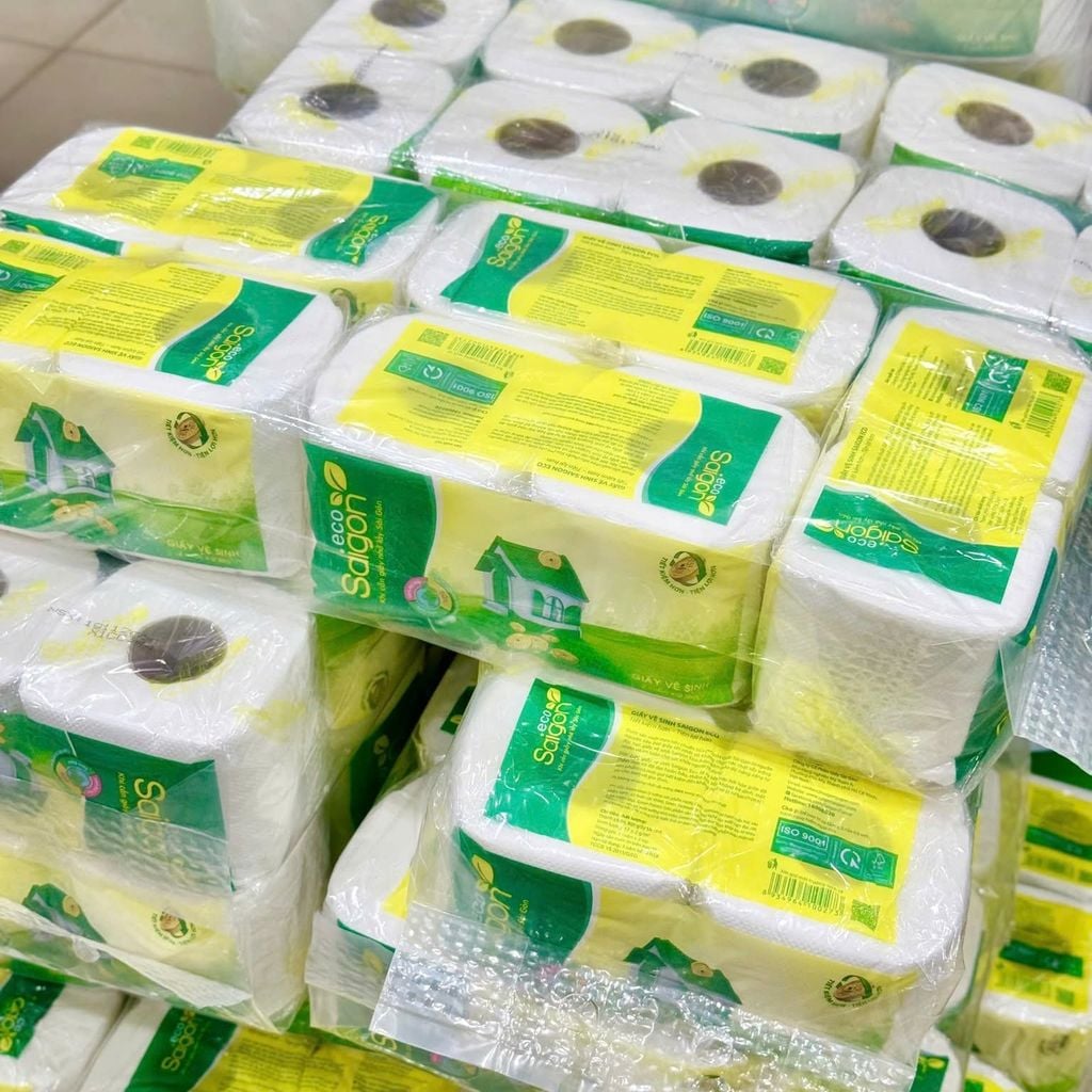 Giấy Vệ Sinh SaiGon Eco - Lốc 10 Cuộn