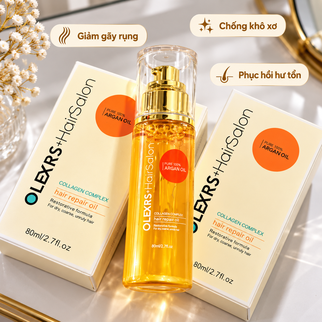 Tinh Dầu Dưỡng Tóc Olexrs - 80ml