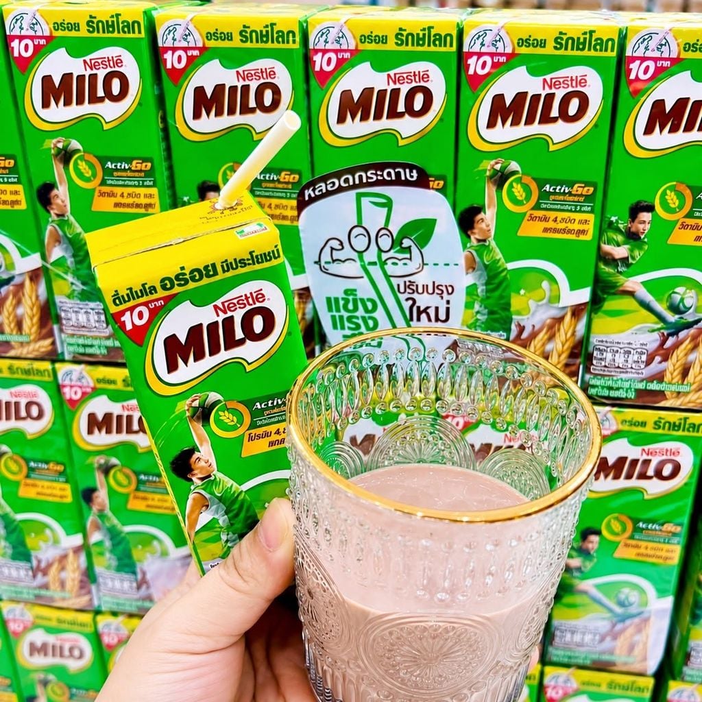 Sữa Milo Thái Lan – Lốc 8 Hộp x 165ml