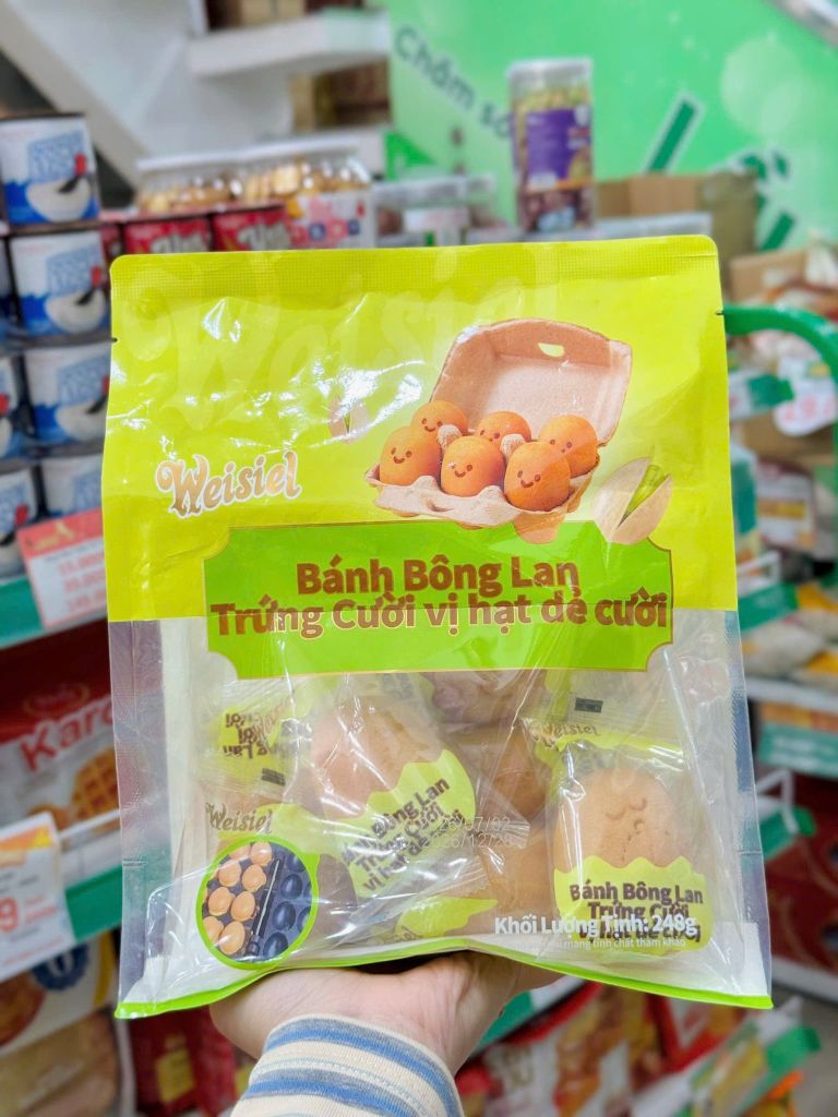 Bánh Bông Lan Trứng Gà Tươi - Gói 248g