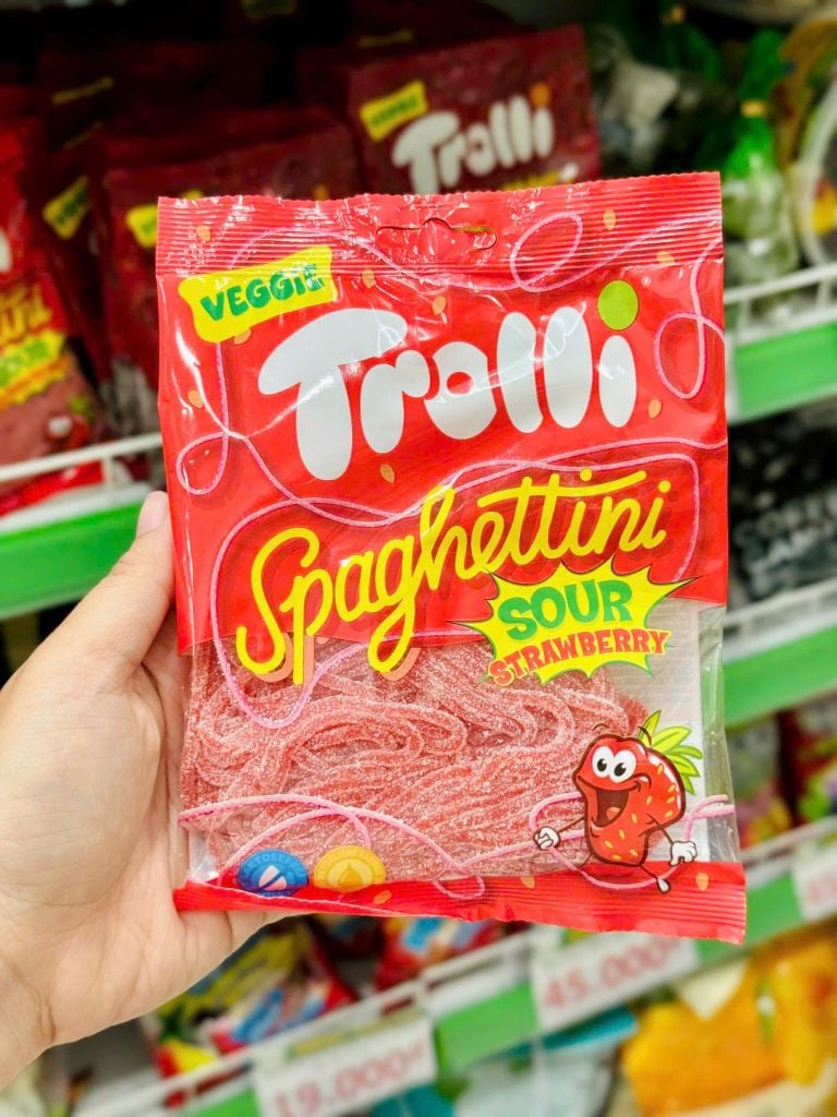 Kẹo Dẻo Trolli Spaghettini Sour - Gói 100g
