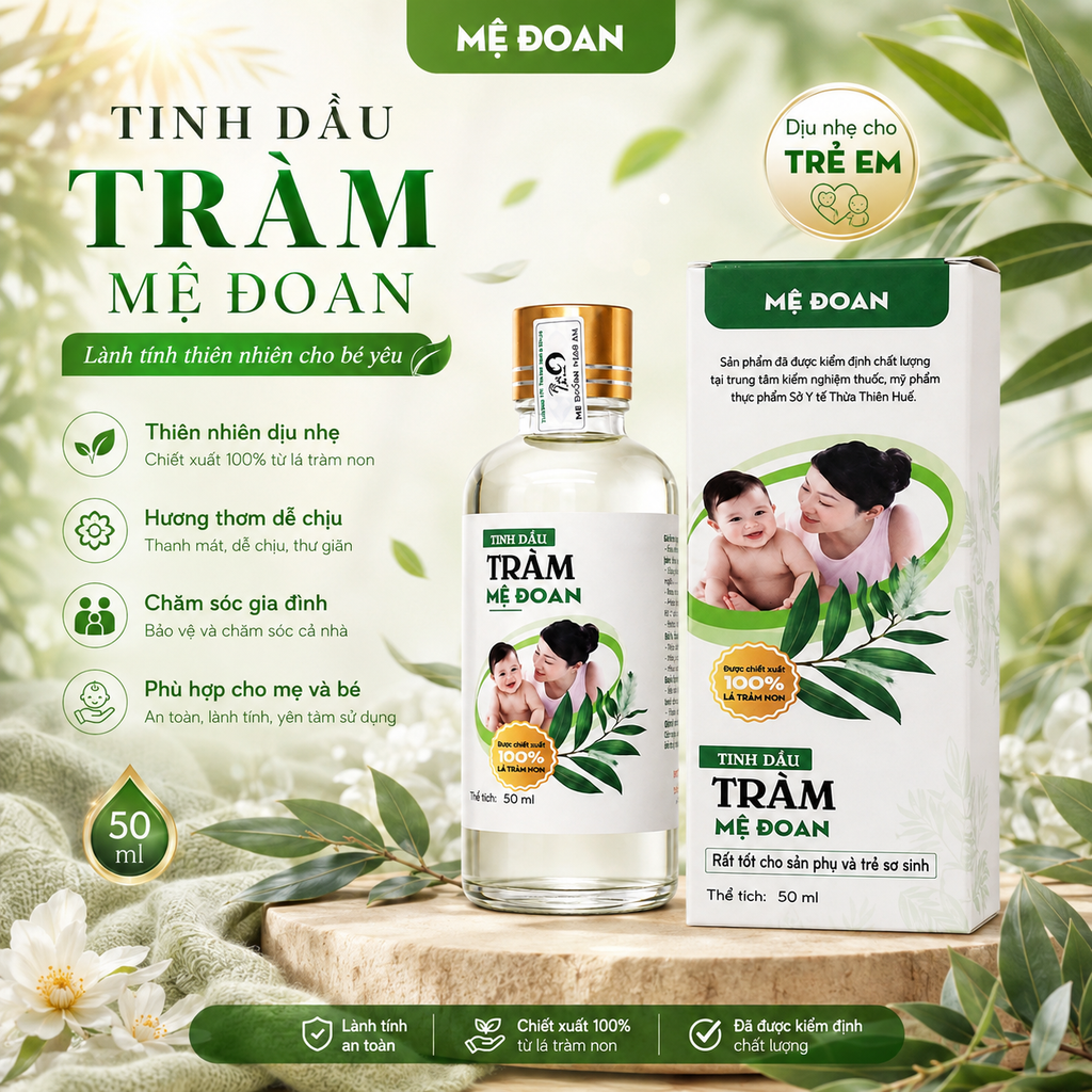 Tinh Dầu Tràm Mệ Đoan - 50ml