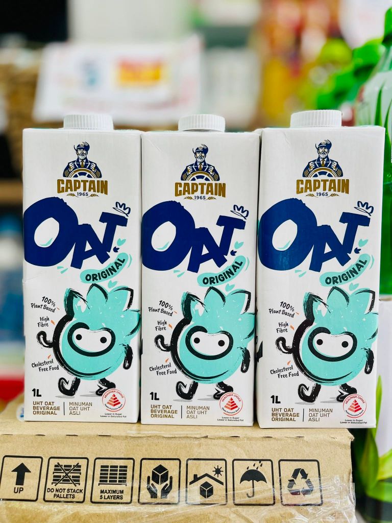 Sữa Yến Mạch Oat Original Captain - 1 Lít