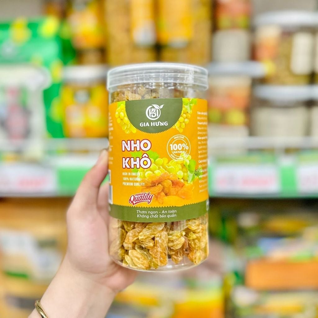 Nho Khô Vàng Raisin Gia Hưng - 500g