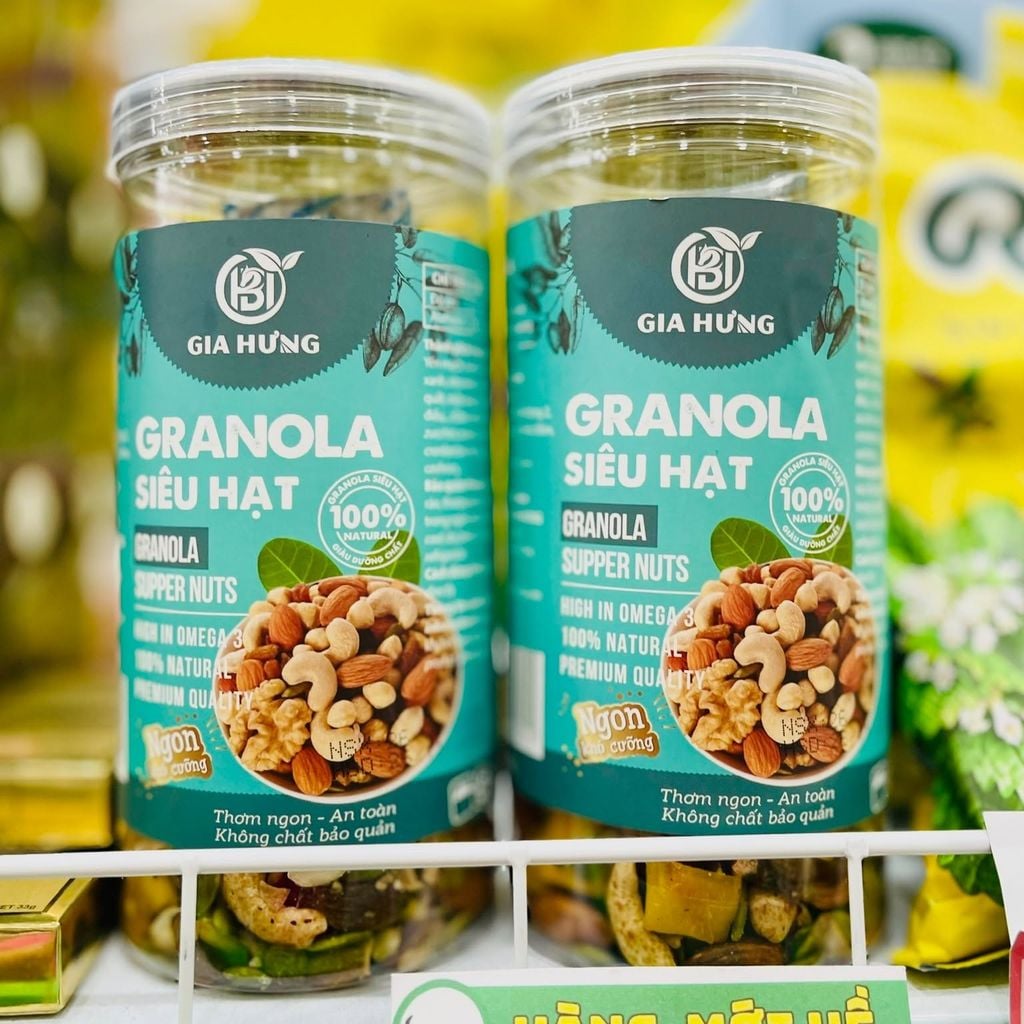 Ngũ Cốc Granola Siêu Hạt Gia Hưng - 500g