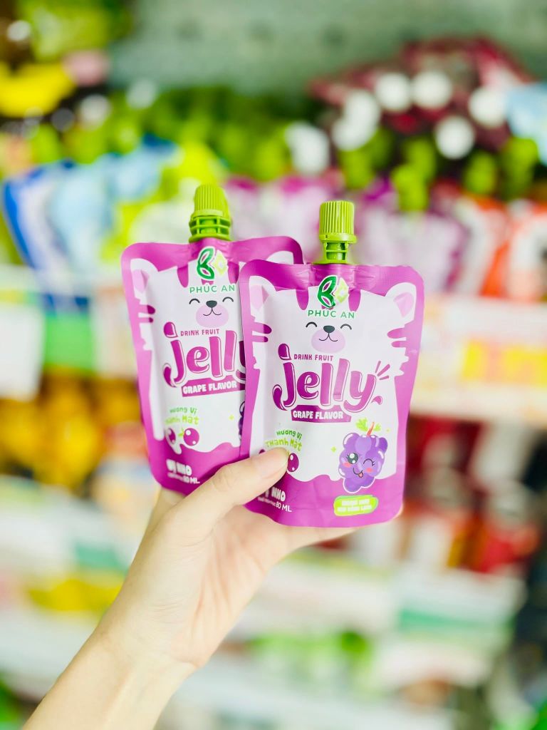 Thạch Uống Trái Cây Jelly Phúc An - 80ML