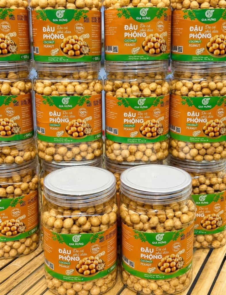 Đậu Phộng Da Cá Cốt Dừa Gia Hưng - 500g