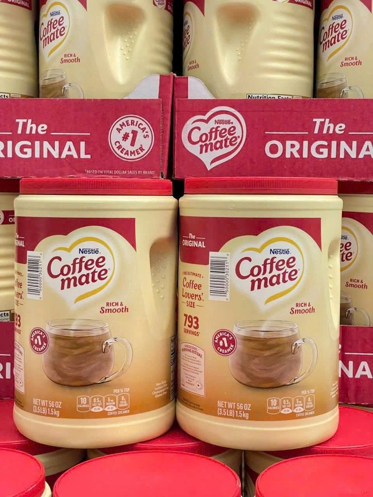Bột Uống Nestle Coffee Mate Mỹ - Hộp 1,5kg
