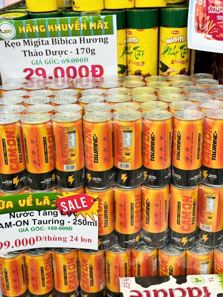 Nước Tăng Lực Cam-On Tauring - Thùng 24 Lon X 250ML