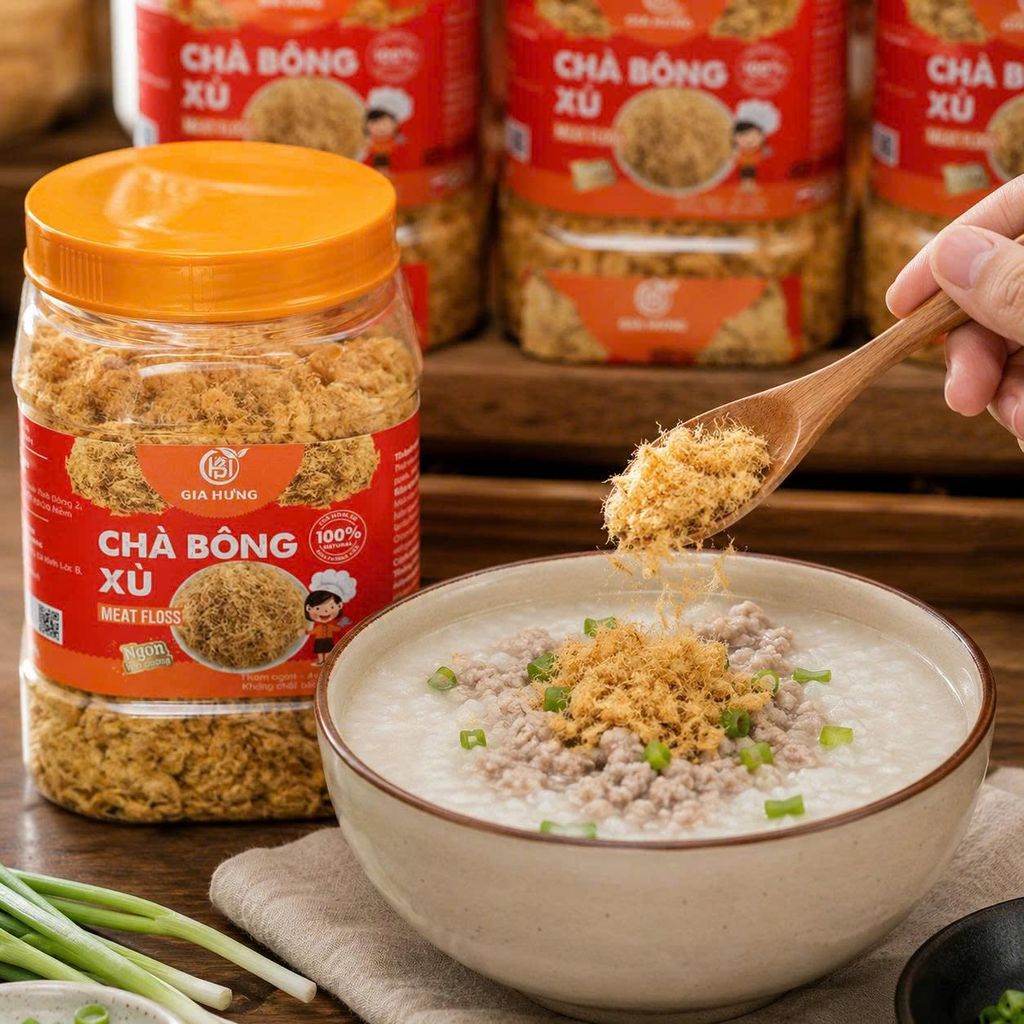 Chà Bông Xù Nhà Làm Gia Hưng - 500g