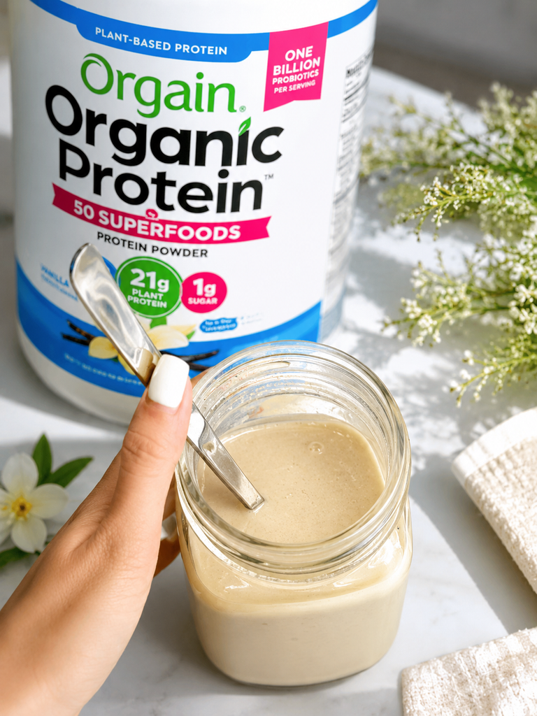 Bột Orgain Organic Protein & 50 Super Foods Vanilla Bean - 1.22kg