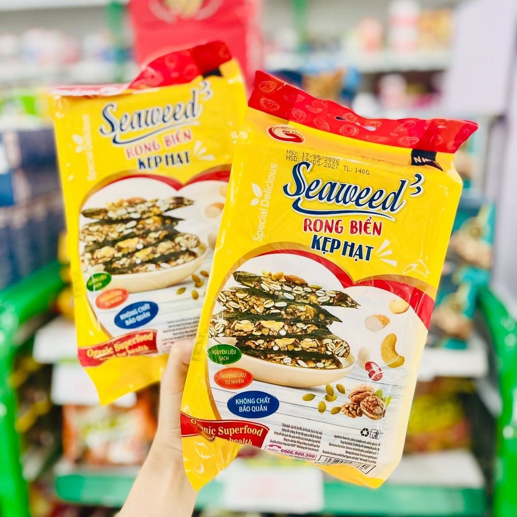 Rong Biển Kẹp Hạt Gia Phát - 140g