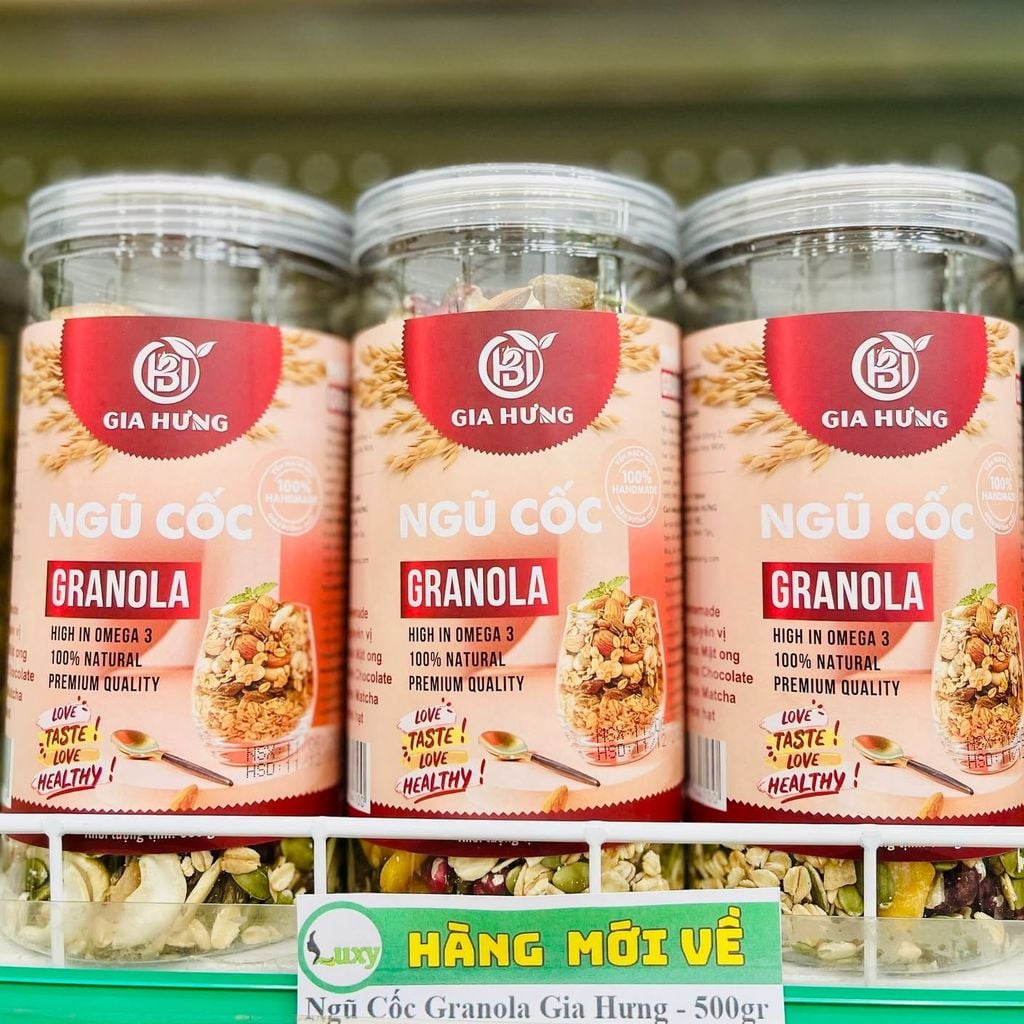 Ngũ Cốc Granola Gia Hưng - 500g